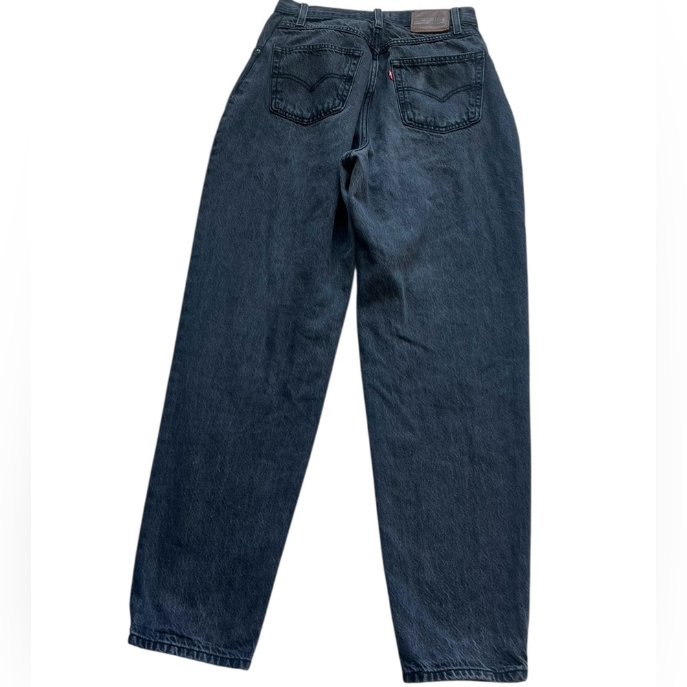 Levi’s Premium 80S Mom Jeans High-Waist Black 100% Cotton Size 28 - Picture 4 of 16
